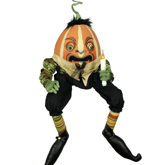 Joe Spencer's Gathered Traditions Obadiah Halloween Gathered Traditions Doll NWT - Picture 2 of 8